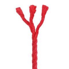 vidaXL Cotton Twine 4 mm 250 m Red 100% Cotton 5