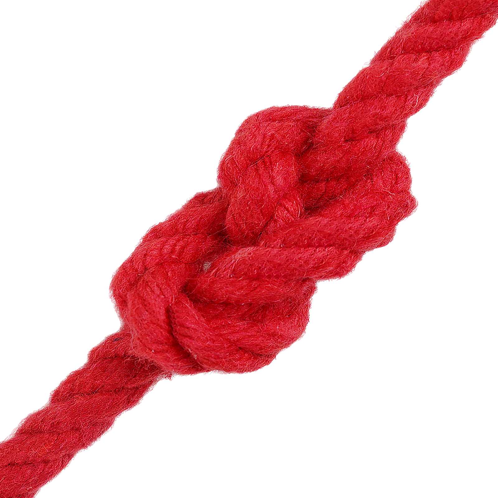 vidaXL Cotton Rope 8 mm 100 m Red 100% Cotton 4