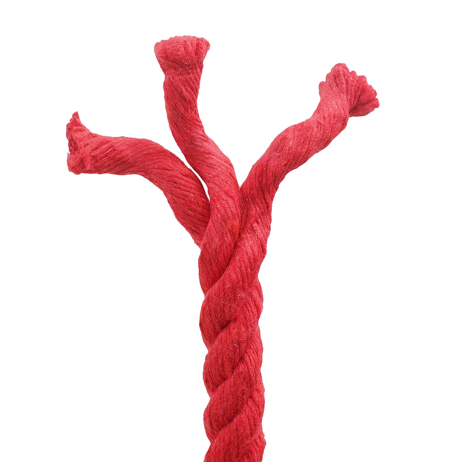 vidaXL Cotton Rope 12 mm 50 m Red 100% Cotton 5