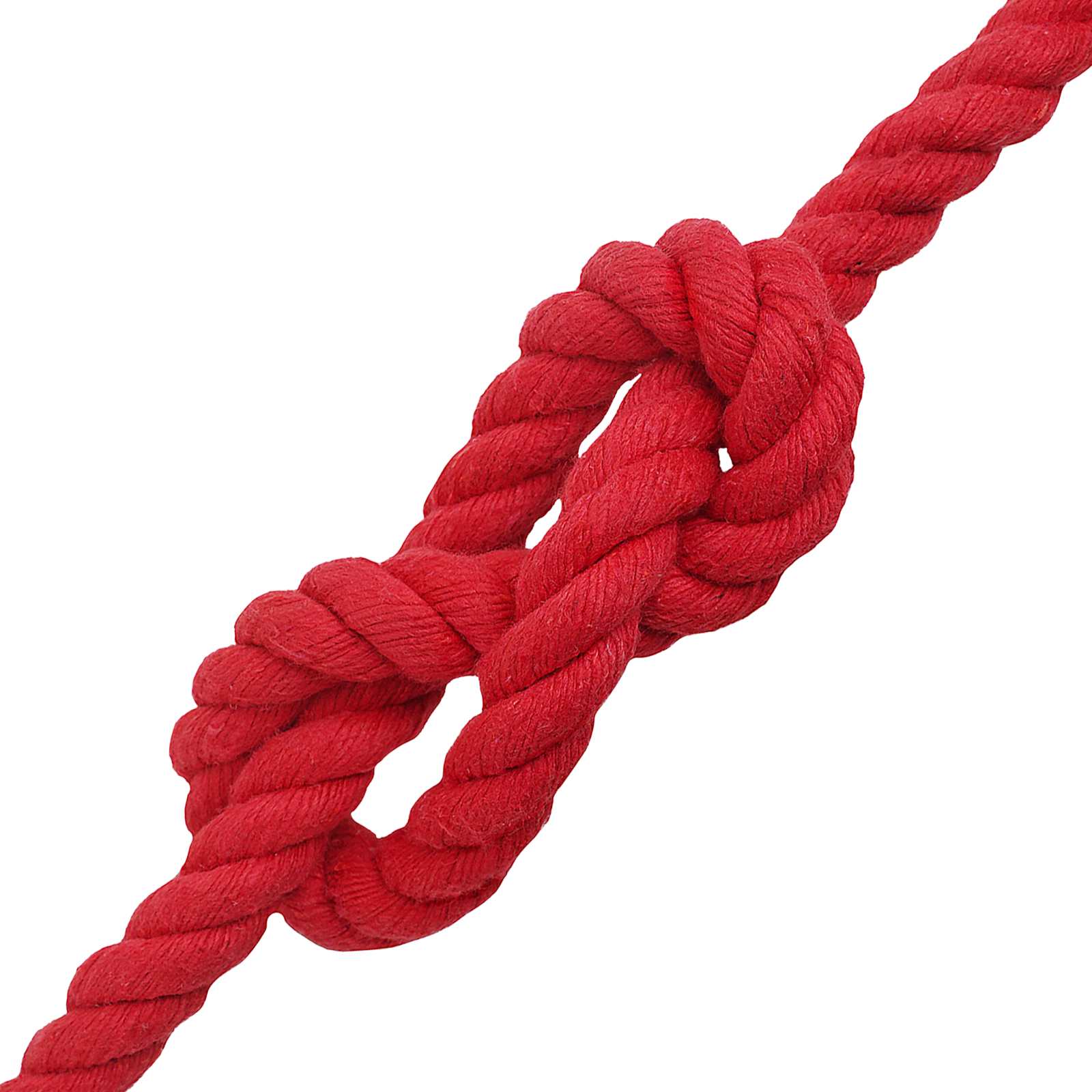 vidaXL Cotton Rope 16 mm 25 m Red 100% Cotton 4