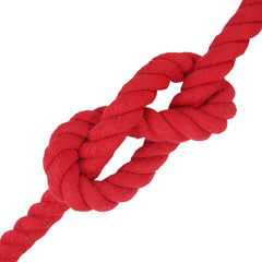 vidaXL Cotton Rope 36 mm 5 m Red 100% Cotton 4