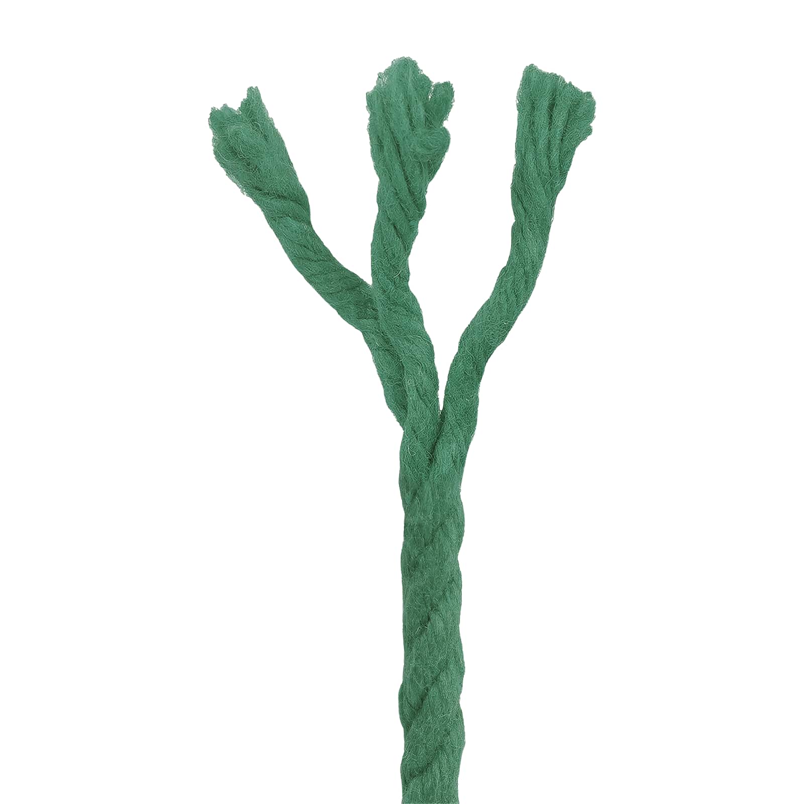 vidaXL Cotton Twine 4 mm 250 m Green 100% Cotton 5