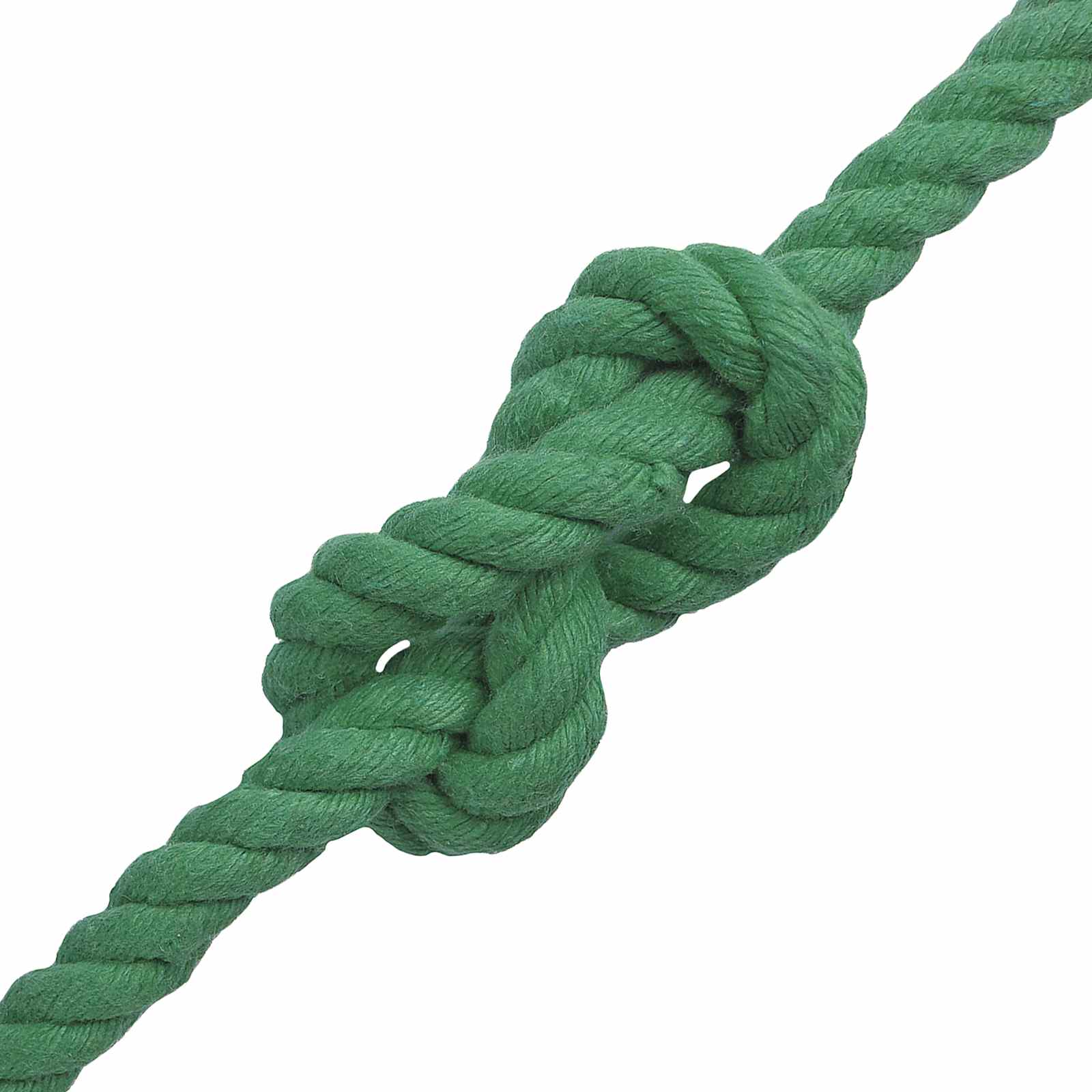vidaXL Cotton Rope 12 mm 25 m Green 100% Cotton 4