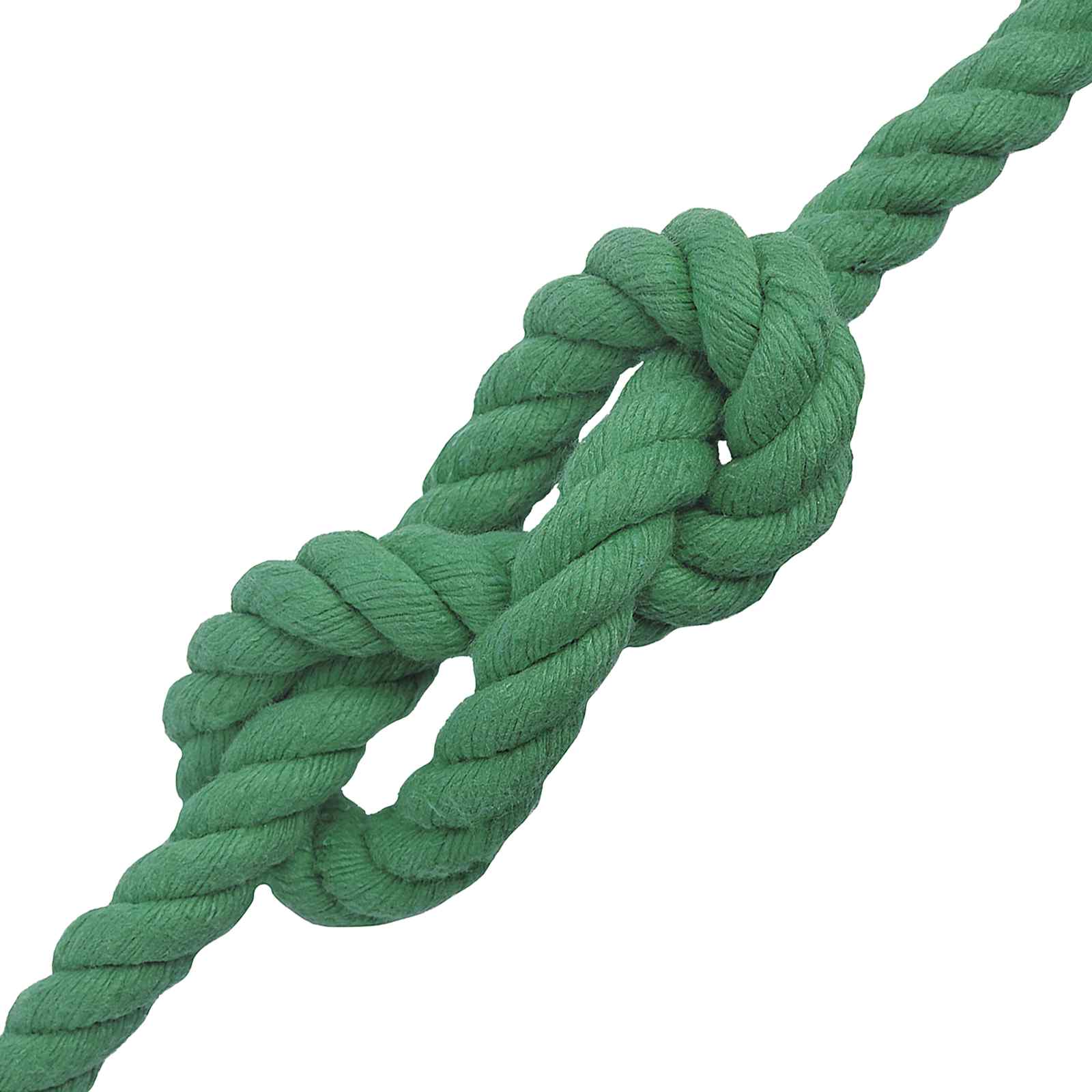 vidaXL Cotton Rope 16 mm 25 m Green 100% Cotton 4