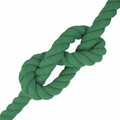 vidaXL Cotton Rope 36 mm 5 m Green 100% Cotton 4