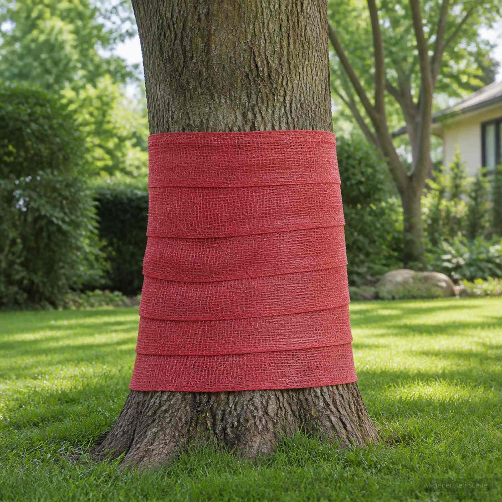 vidaXL Jute Roll 160 x 1000 cm Red 1