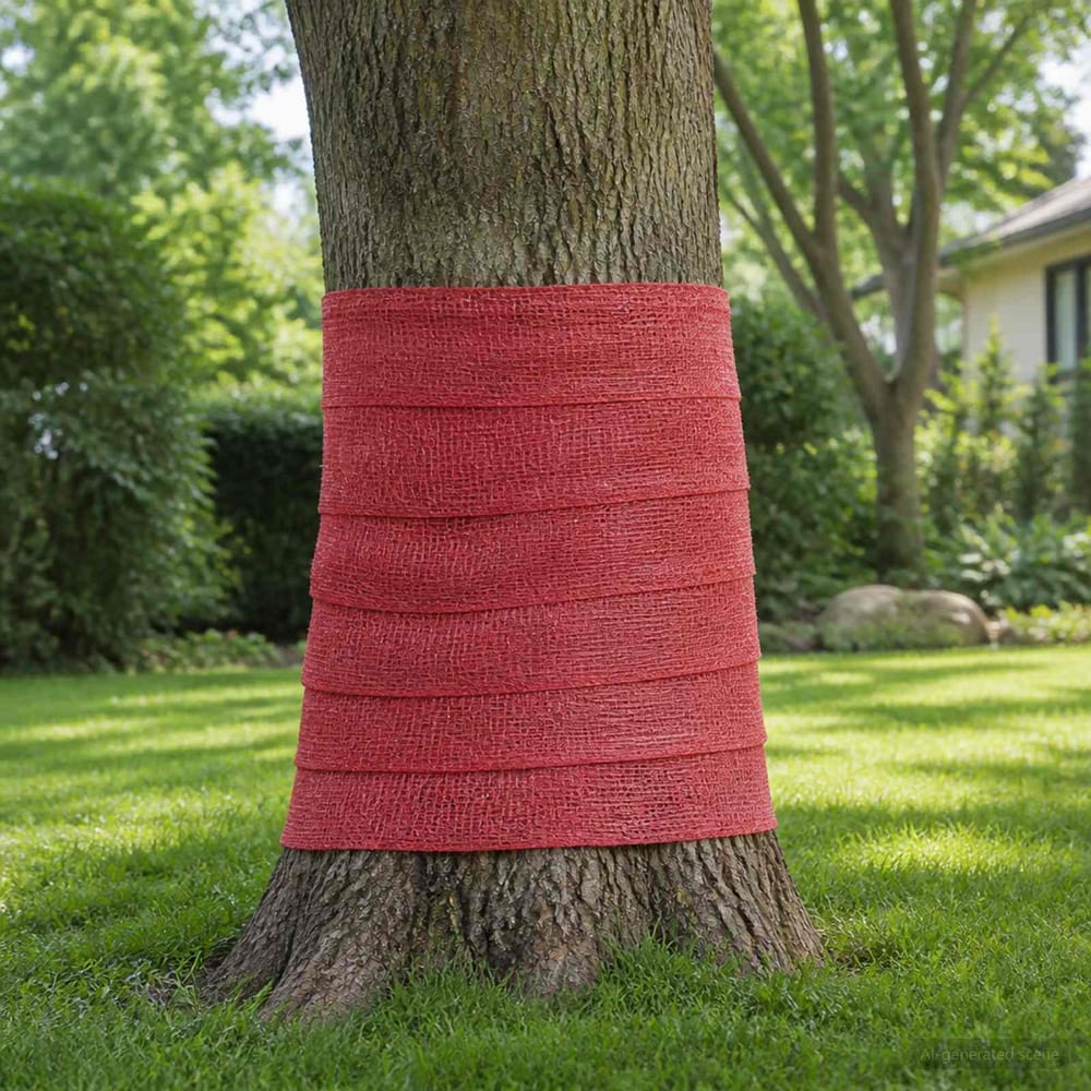 Garden Jute Netting Tossa Red