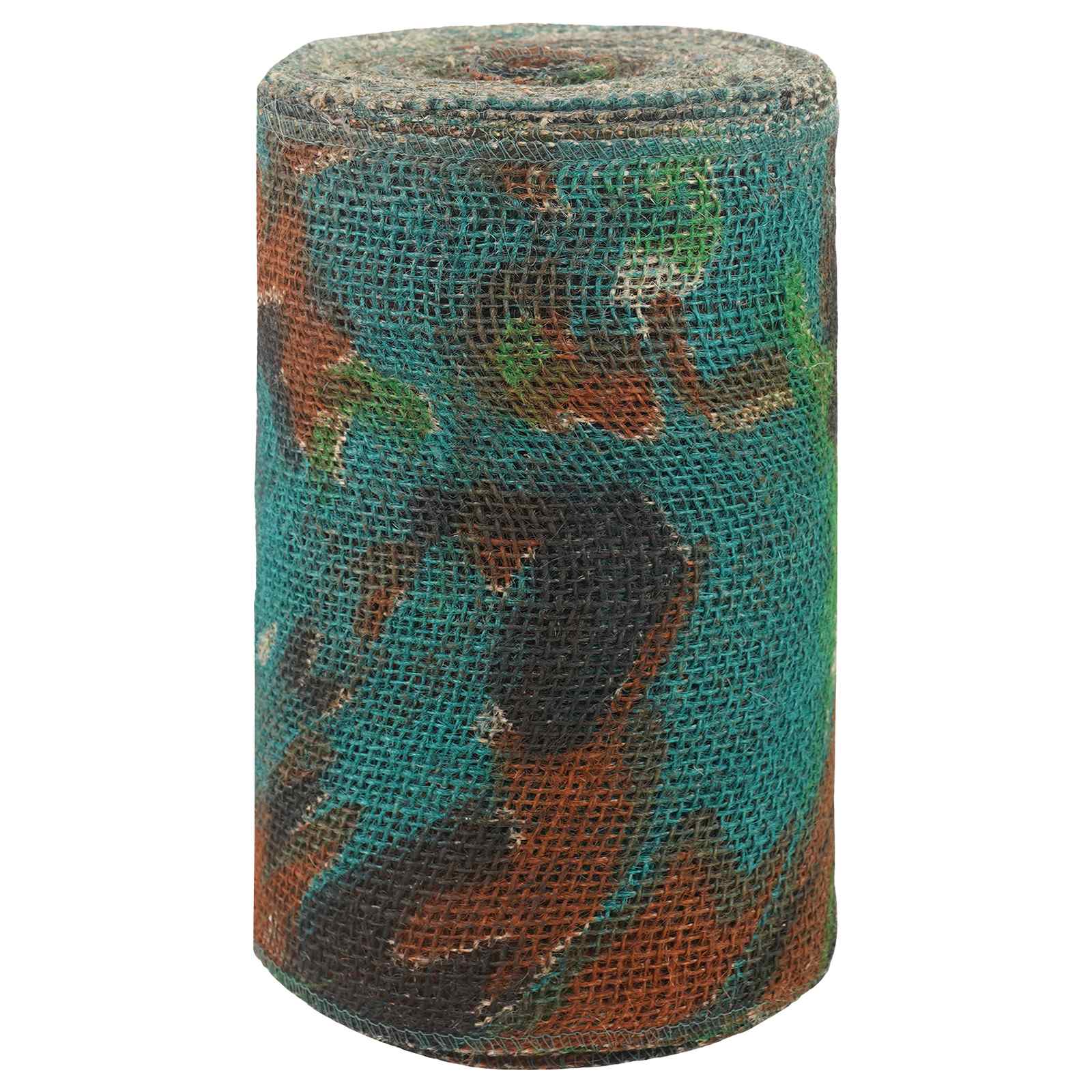vidaXL Jute Roll 25 x 10000 cm Camouflage 3
