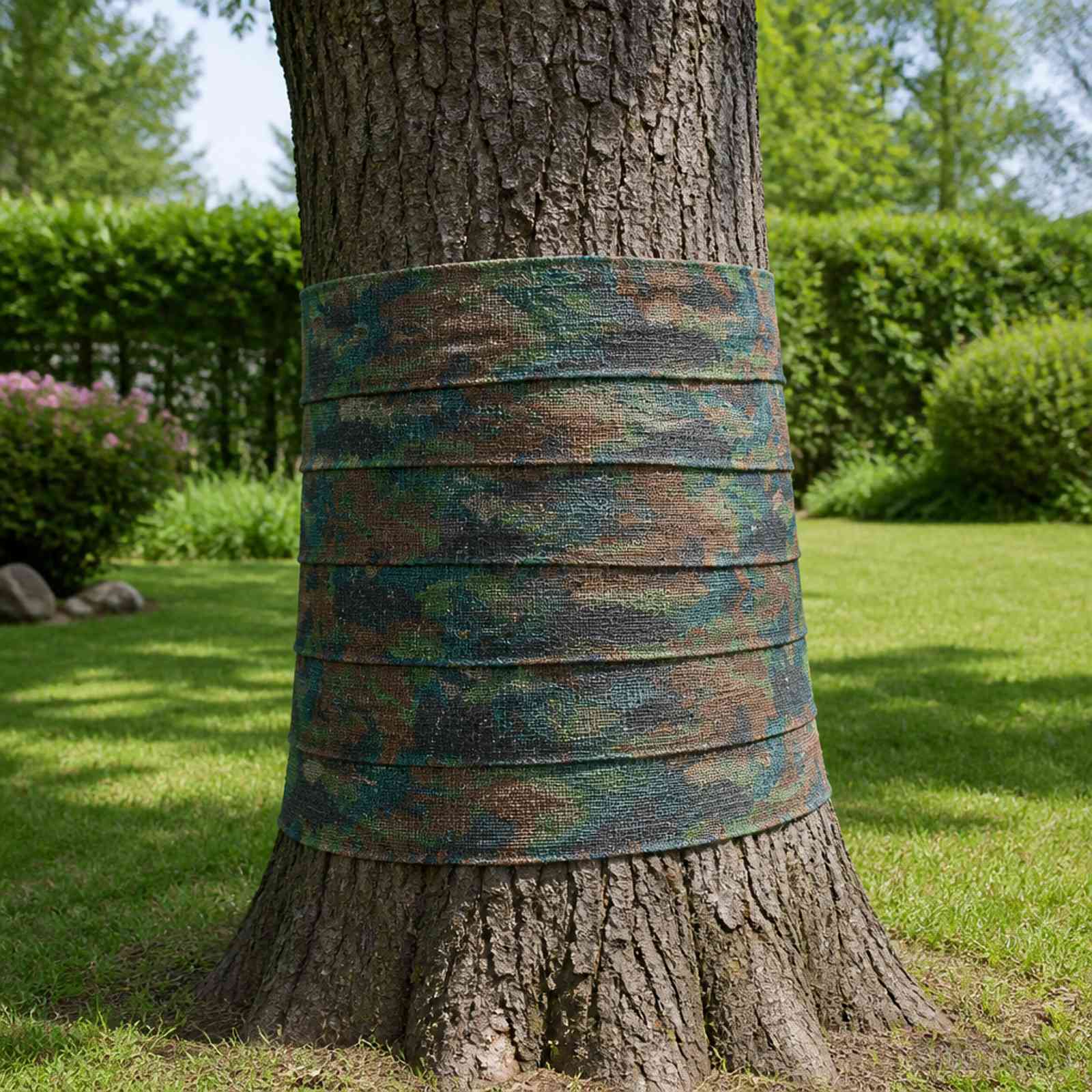 vidaXL Jute Roll 50 x 1500 cm Camouflage 1