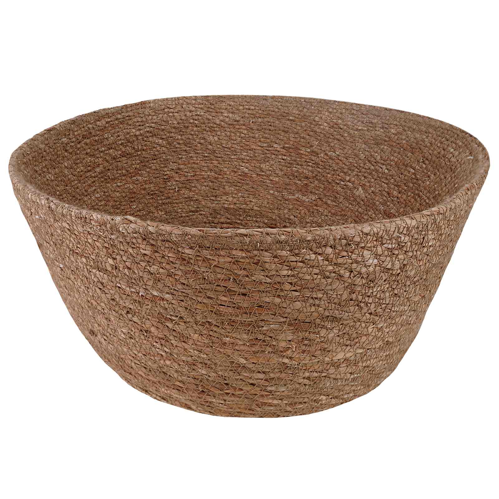 vidaXL Plant Pot with Handles 2 pcs Natural Ø 45 x 36 cm 100% Seagrass 3