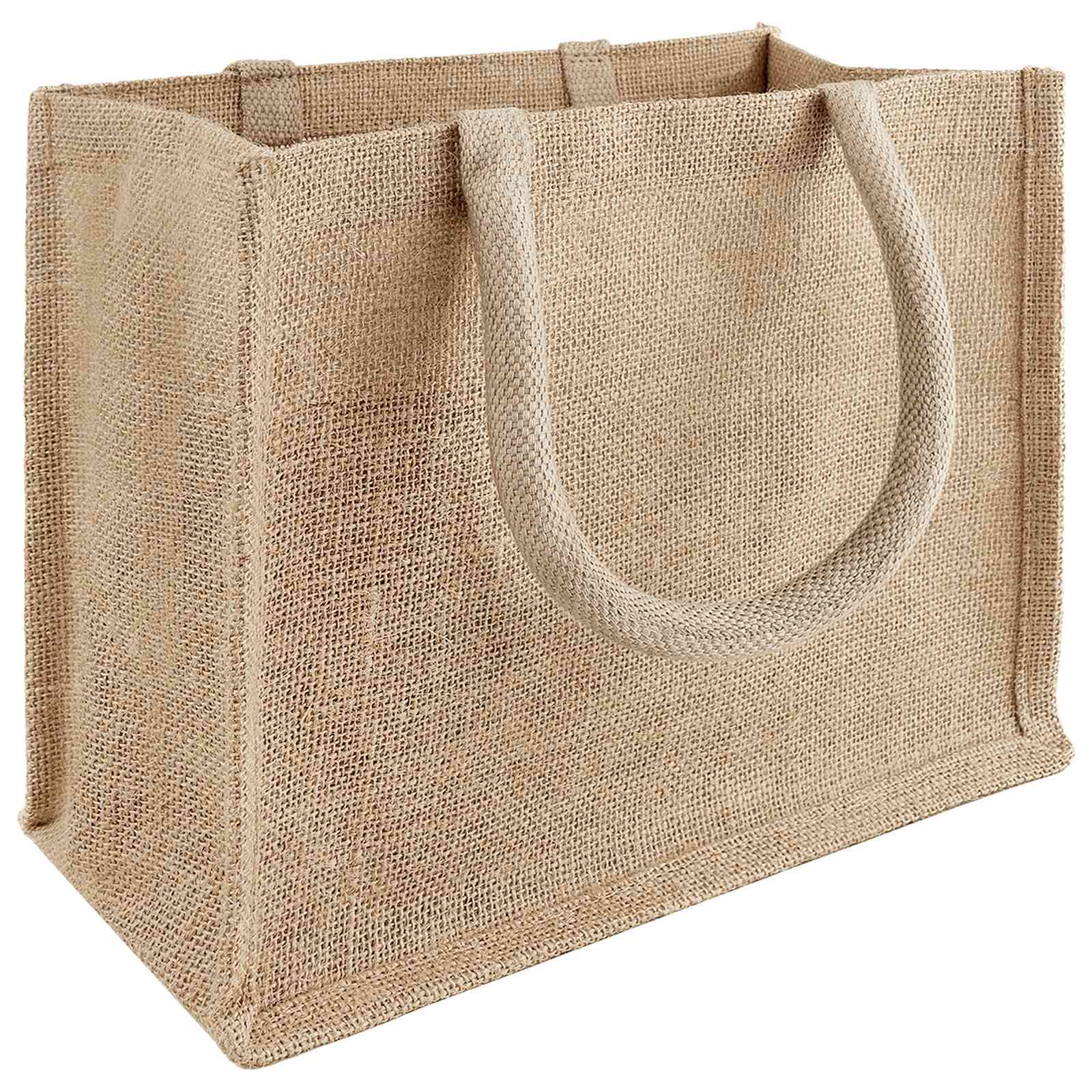 vidaXL Jute Handbags 10 Natural 26 x 22 x 14 cm 100% Tossa Jute 3