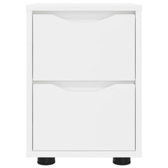 vidaXL Bedside Table White 30.5 x 30 x 43 cm Engineered Wood 6