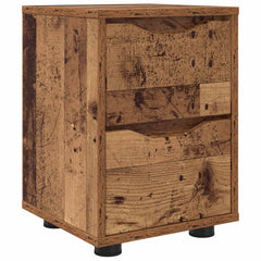 vidaXL Bedside Table Old Wood 30.5 x 30 x 43 cm Engineered Wood 2