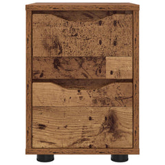 vidaXL Bedside Table Old Wood 30.5 x 30 x 43 cm Engineered Wood 6