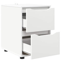 vidaXL Storage Cabinet 40 x 48 x 57 cm Engineered Wood White 5