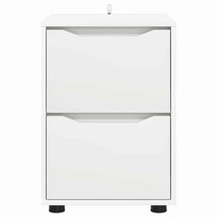 vidaXL Storage Cabinet 40 x 48 x 57 cm Engineered Wood White 6