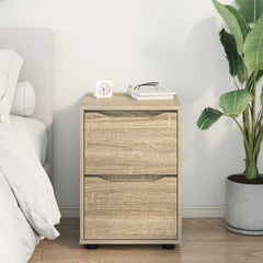 vidaXL Storage Cabinet 40 x 48 x 57 cm Engineered Wood Sonoma Oak 4