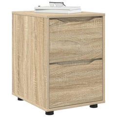 vidaXL Storage Cabinet 40 x 48 x 57 cm Engineered Wood Sonoma Oak 3