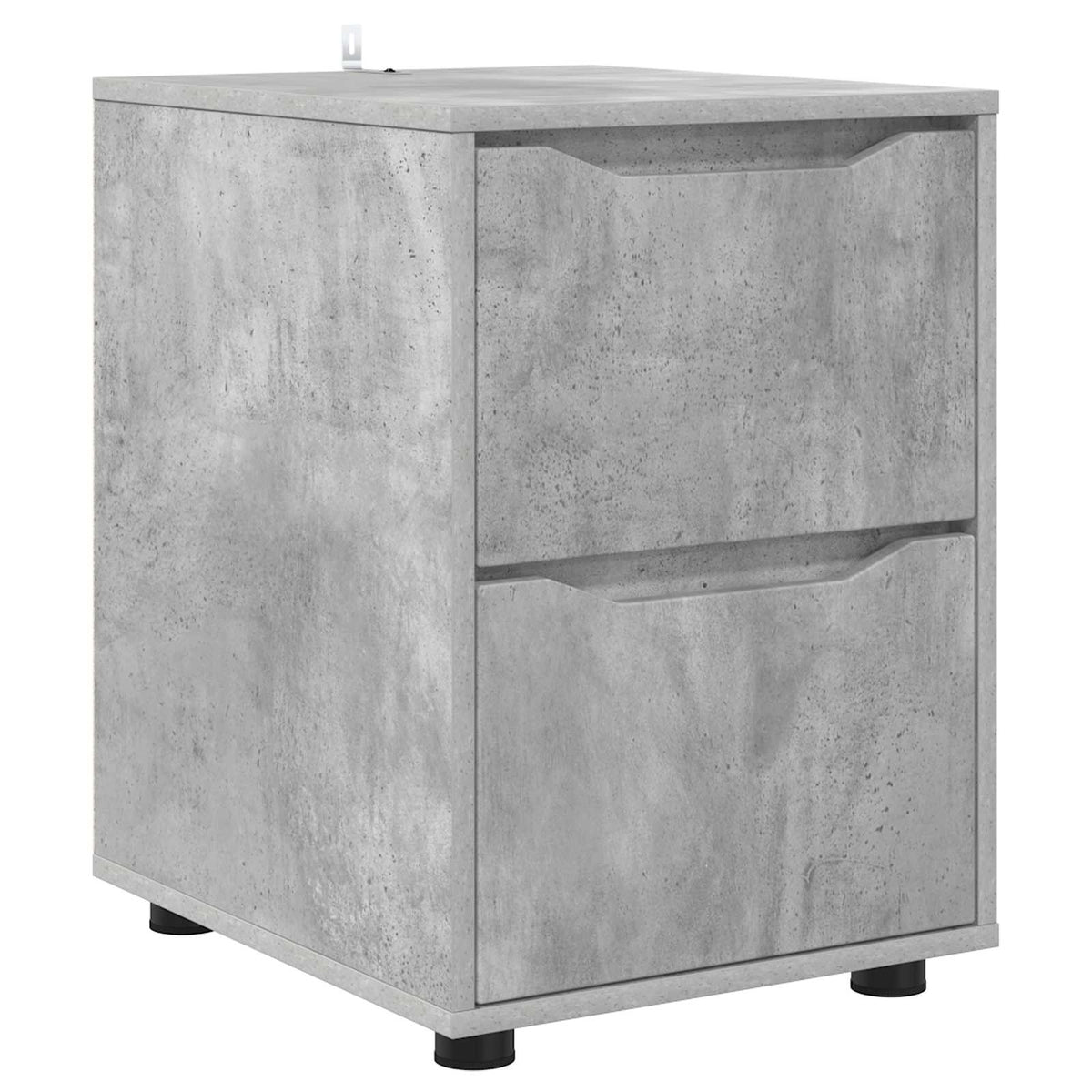 Storage Cabinet Engineered Wood Concrete Grey, image 2