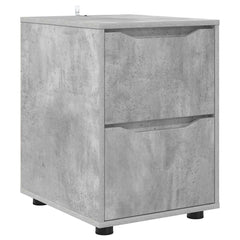 Storage Cabinet Engineered Wood Concrete Grey, image 2