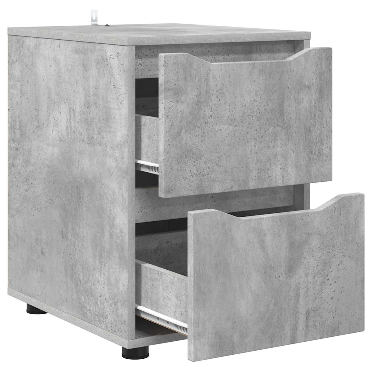 Storage Cabinet Engineered Wood Concrete Grey, image 5
