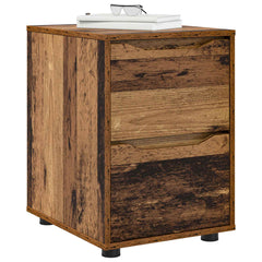 vidaXL Storage Cabinet 40 x 48 x 57 cm Engineered Wood Old Wood 3