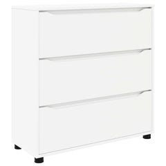 Storage Cabinet Engineered Wood White, image 2