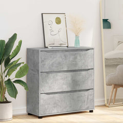 Storage Cabinet Engineered Wood Concrete Grey, image 6