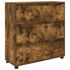 vidaXL Storage Cabinet 80 x 31 x 81 cm Engineered Wood Smoked Oak 2