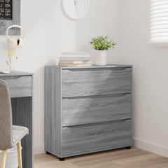 vidaXL Storage Cabinet 80 x 31 x 81 cm Engineered Wood Grey Sonoma 5