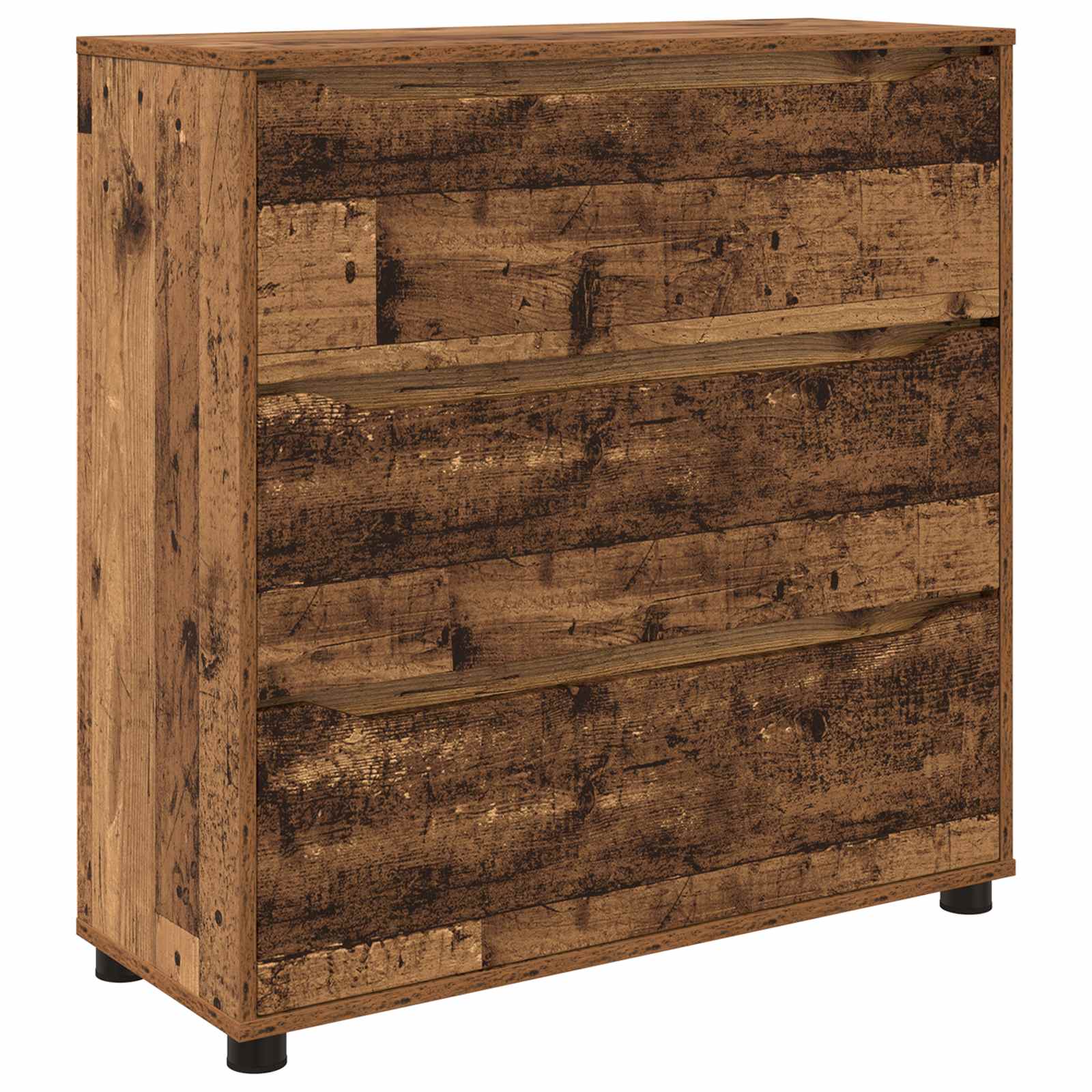 vidaXL Storage Cabinet 80 x 31 x 81 cm Engineered Wood Old Wood 2