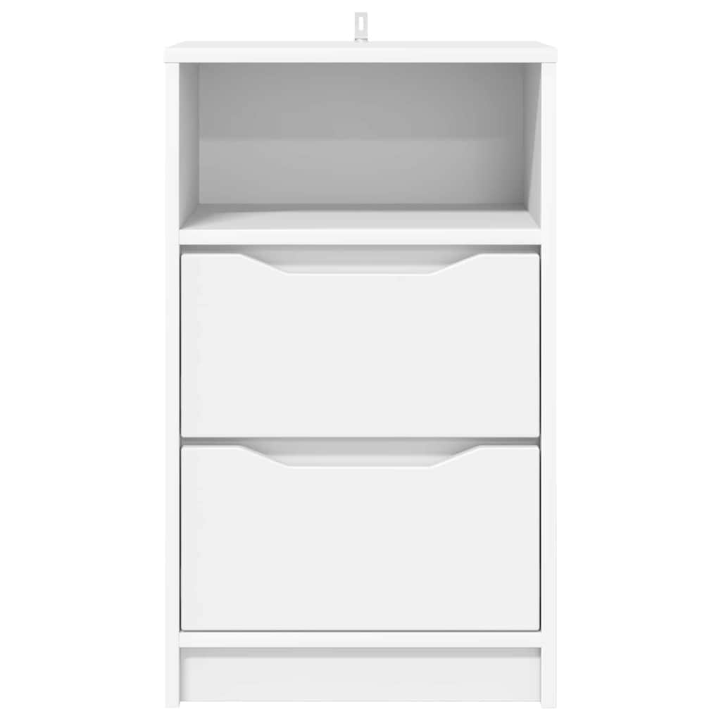 vidaXL Bedside Tables 2 pcs White 40 x 30 x 467 cm Engineered Wood 6