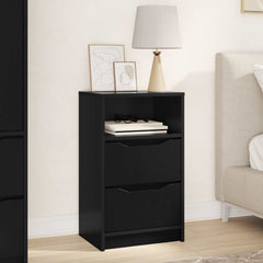 vidaXL Bedside Table Black 40 x 30 x 467 cm Engineered Wood 1