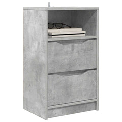 vidaXL Bedside Table Concrete Grey 40 x 30 x 467 cm Engineered Wood 3