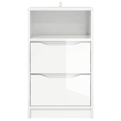 vidaXL Bedside Tables 2 pcs High Gloss White 40 x 30 x 467 cm 6