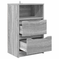 vidaXL Bedside Table Grey Sonoma 40 x 30 x 467 cm Engineered Wood 5