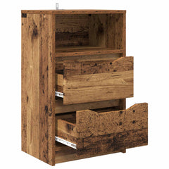 vidaXL Bedside Table Old Wood 40 x 30 x 467 cm Engineered Wood 5