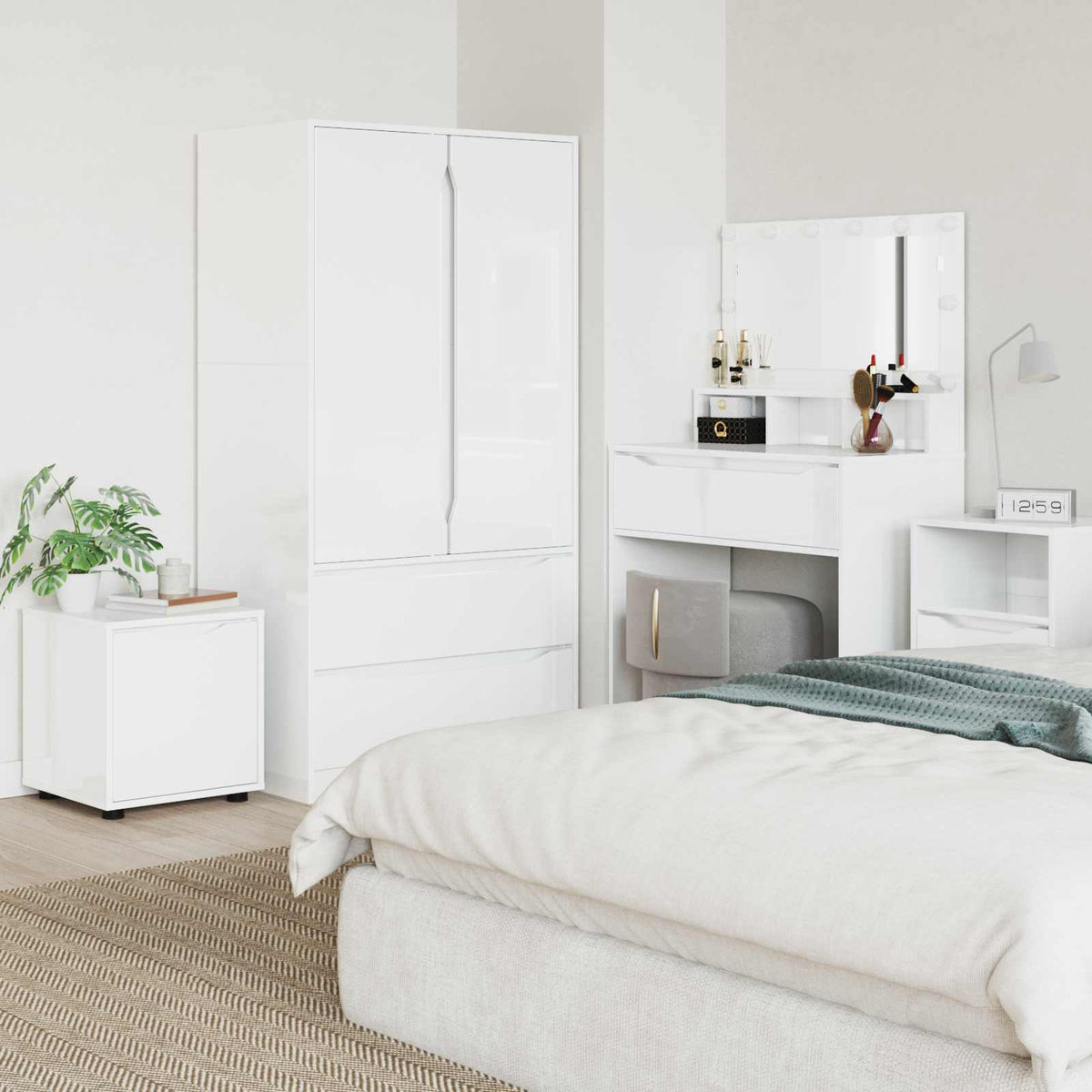 vidaXL Bathroom Cabinet 40.5 x 40 x 44 cm Engineered Wood