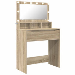 vidaXL Bedroom Dressing Tables Sonoma Oak 80 x 39.6 x 135 cm 2