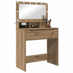 vidaXL Bedroom Dressing Tables Artisan Oak 80 x 39.6 x 135 cm 3