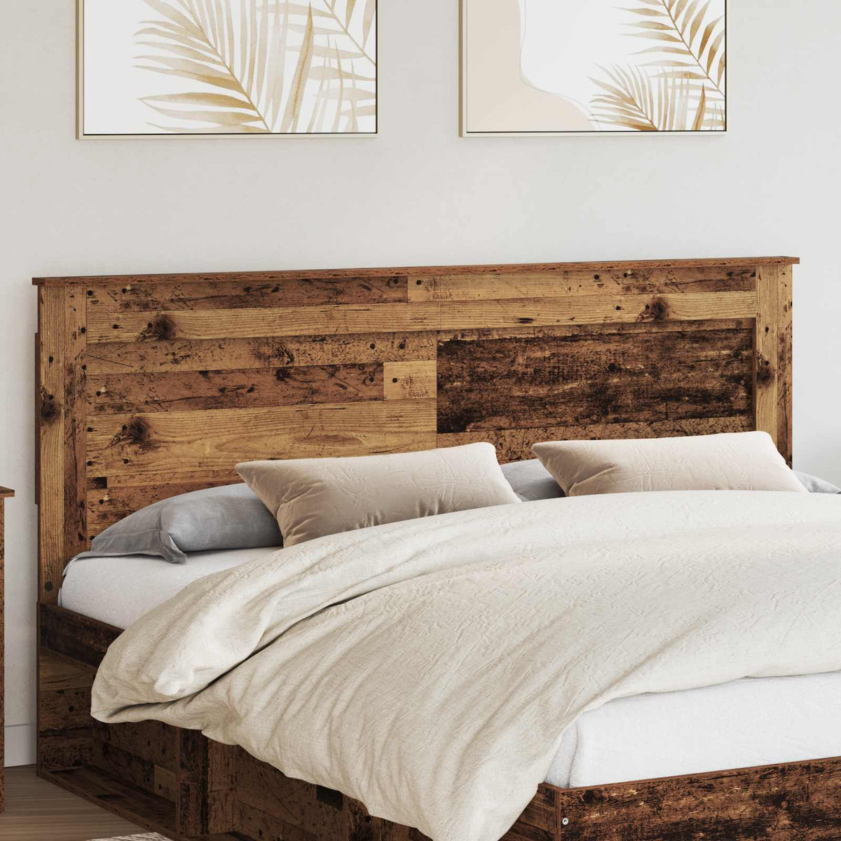 vidaXL Headboard Engineered Wood Old wood