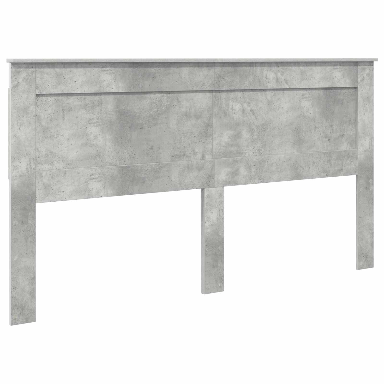 vidaXL Headboard Concrete Grey Engineered Wood 2