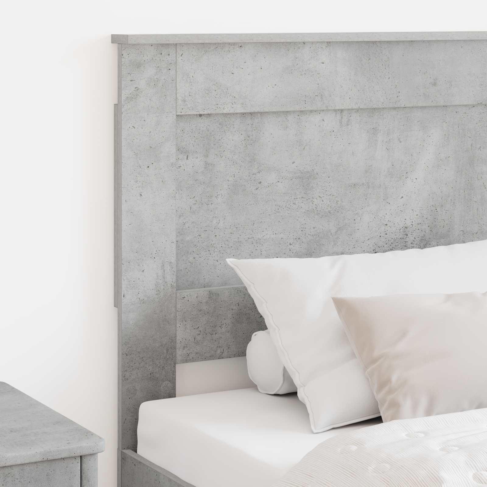 vidaXL Headboard Concrete Grey Engineered Wood 3