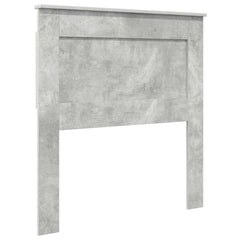 vidaXL Headboard Concrete Grey Engineered Wood 2