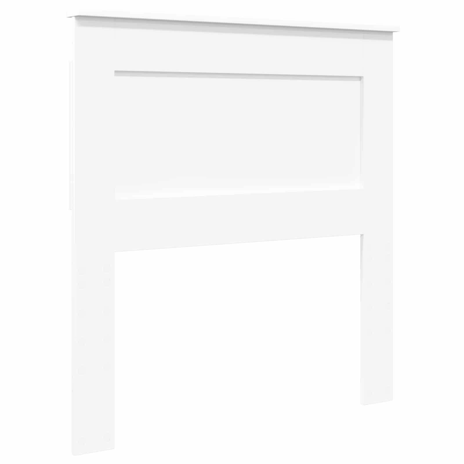 vidaXL Headboard White Engineered Wood 2