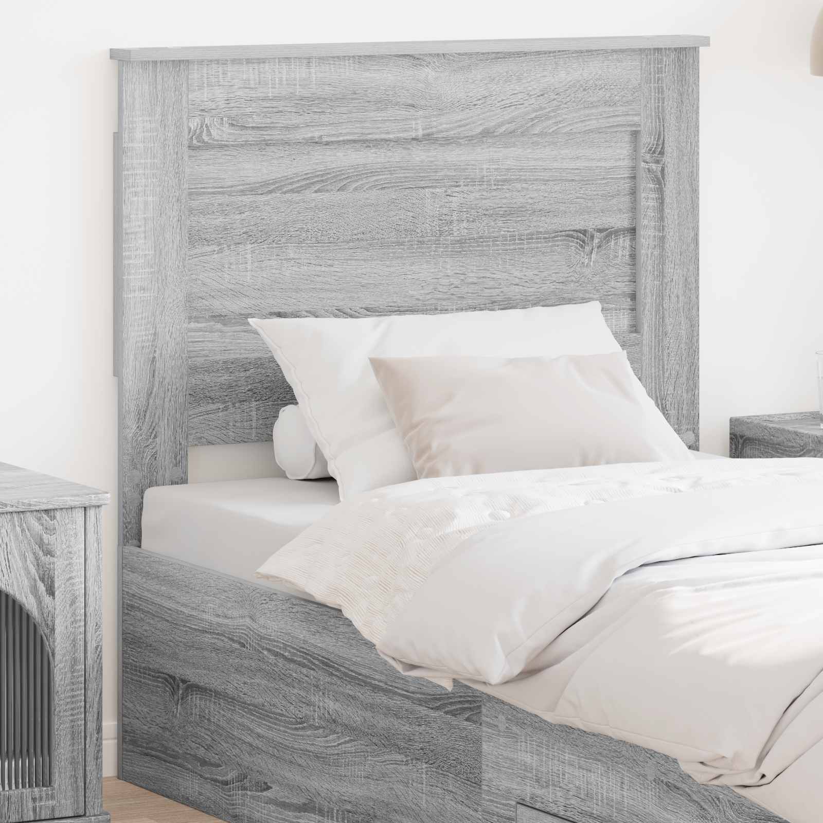 vidaXL Headboard Grey Sonoma Engineered Wood 1