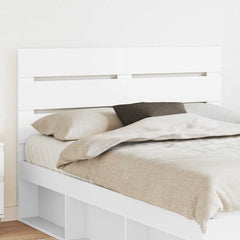 vidaXL Headboard White Engineered Wood 1