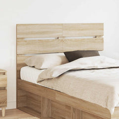 vidaXL Headboard Sonoma Oak Engineered Wood 1