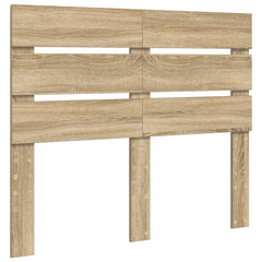 vidaXL Headboard Sonoma Oak Engineered Wood 2