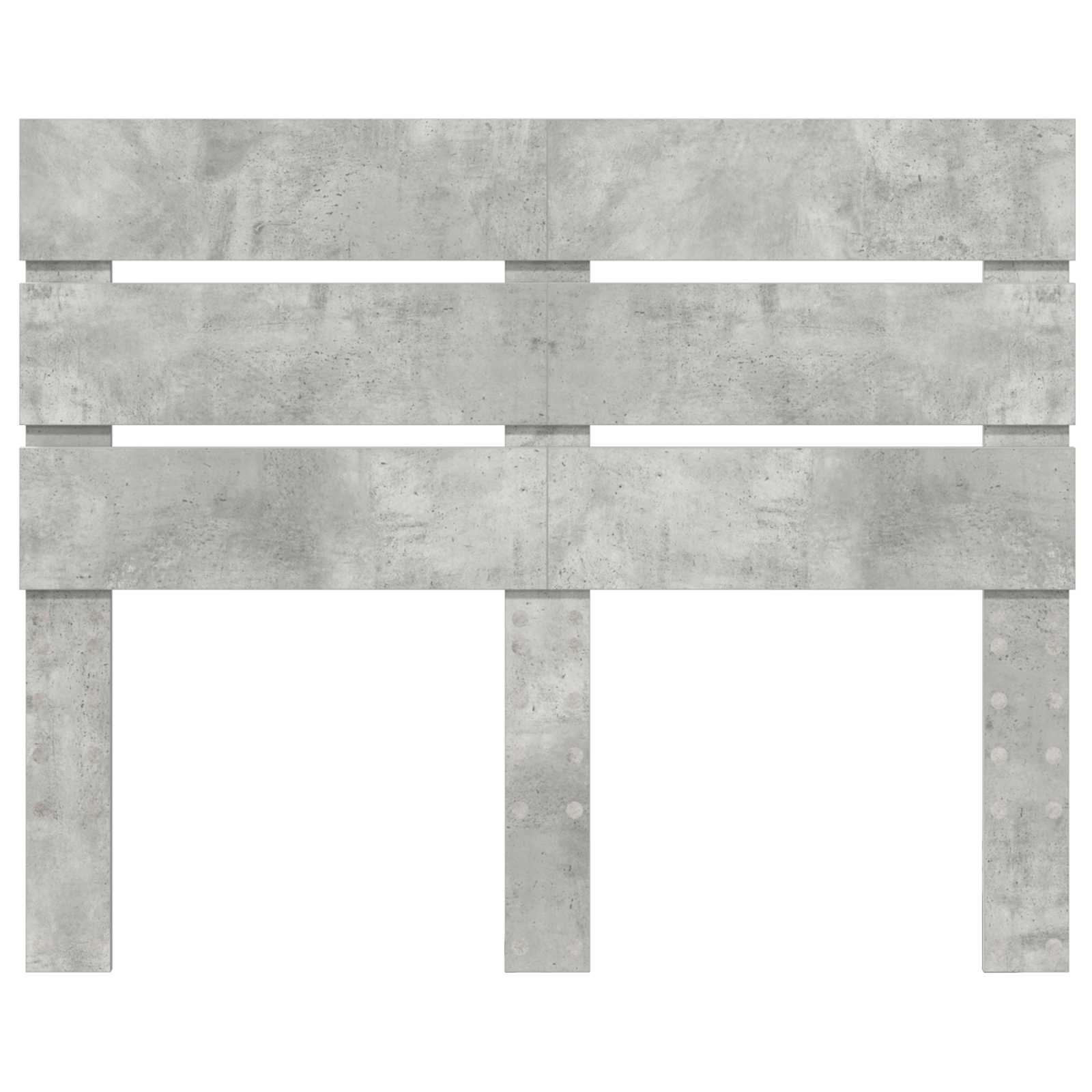 vidaXL Headboard Concrete Grey Engineered Wood 4